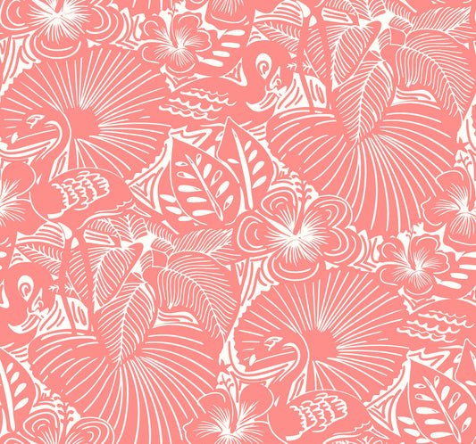 Whimsy Idalia Flamingo Wallpaper