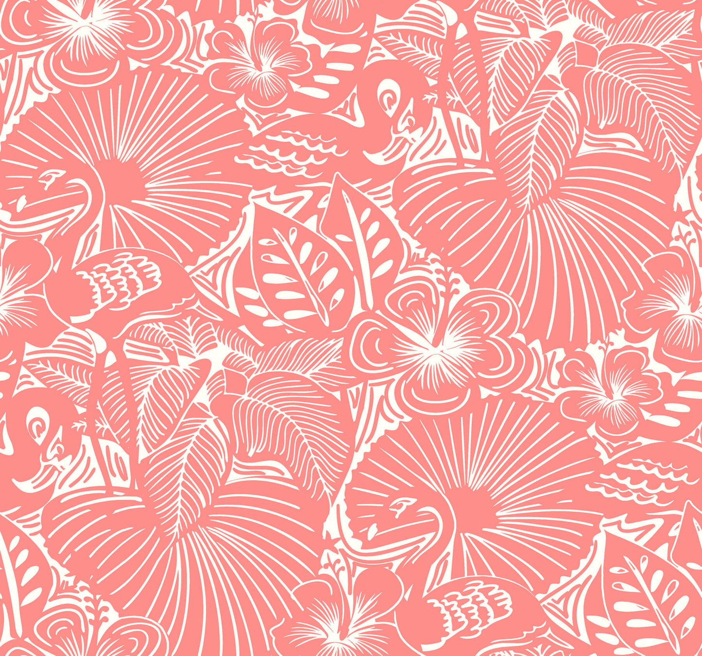 Whimsy Idalia Flamingo Wallpaper