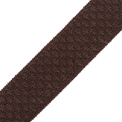 1.75" Le Jardin Silk Border Trim by Samuel & Sons in Espresso