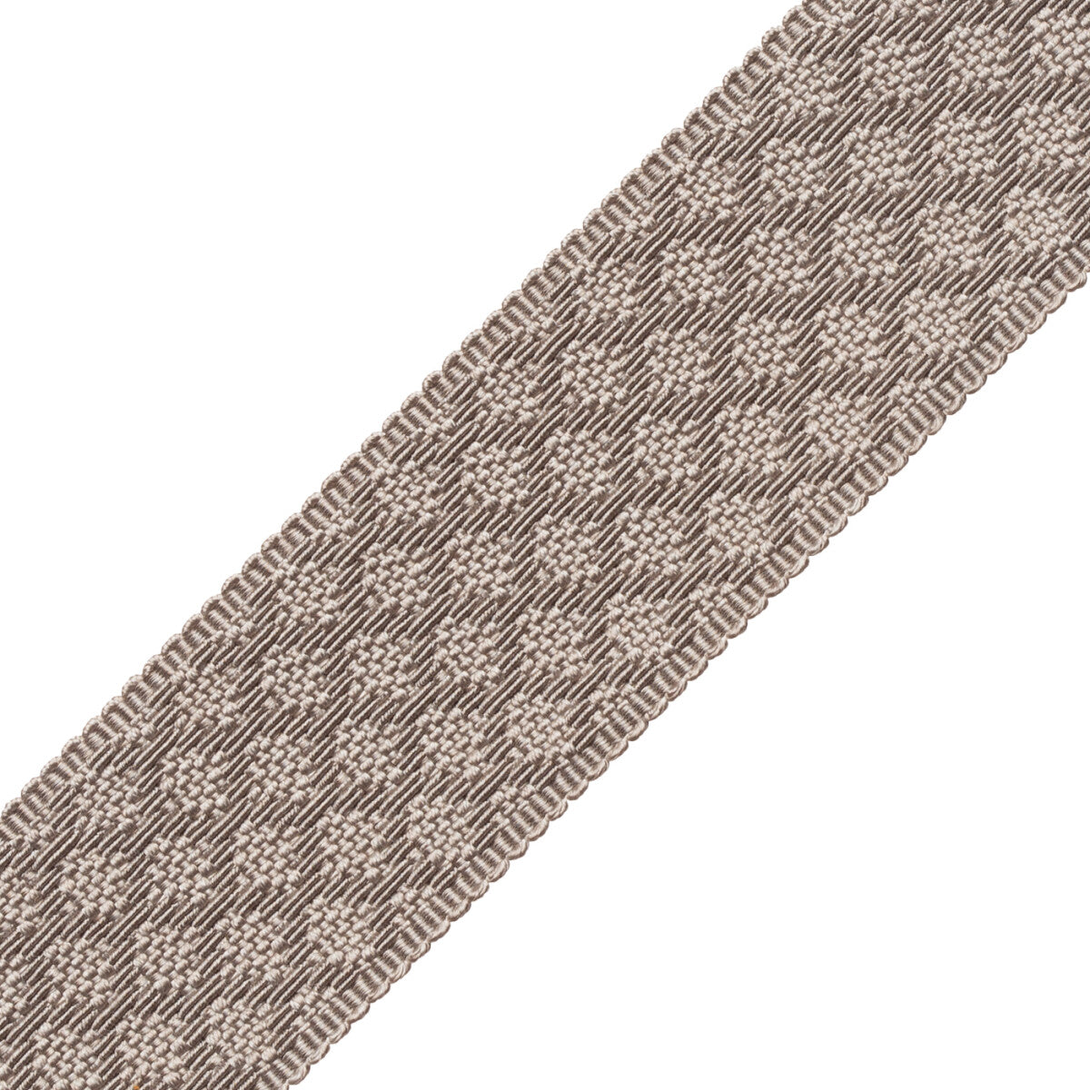 1.75" Le Jardin Silk Border Trim by Samuel & Sons in Steel
