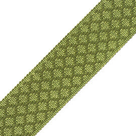 1.75" Le Jardin Silk Border Trim by Samuel & Sons in Grass