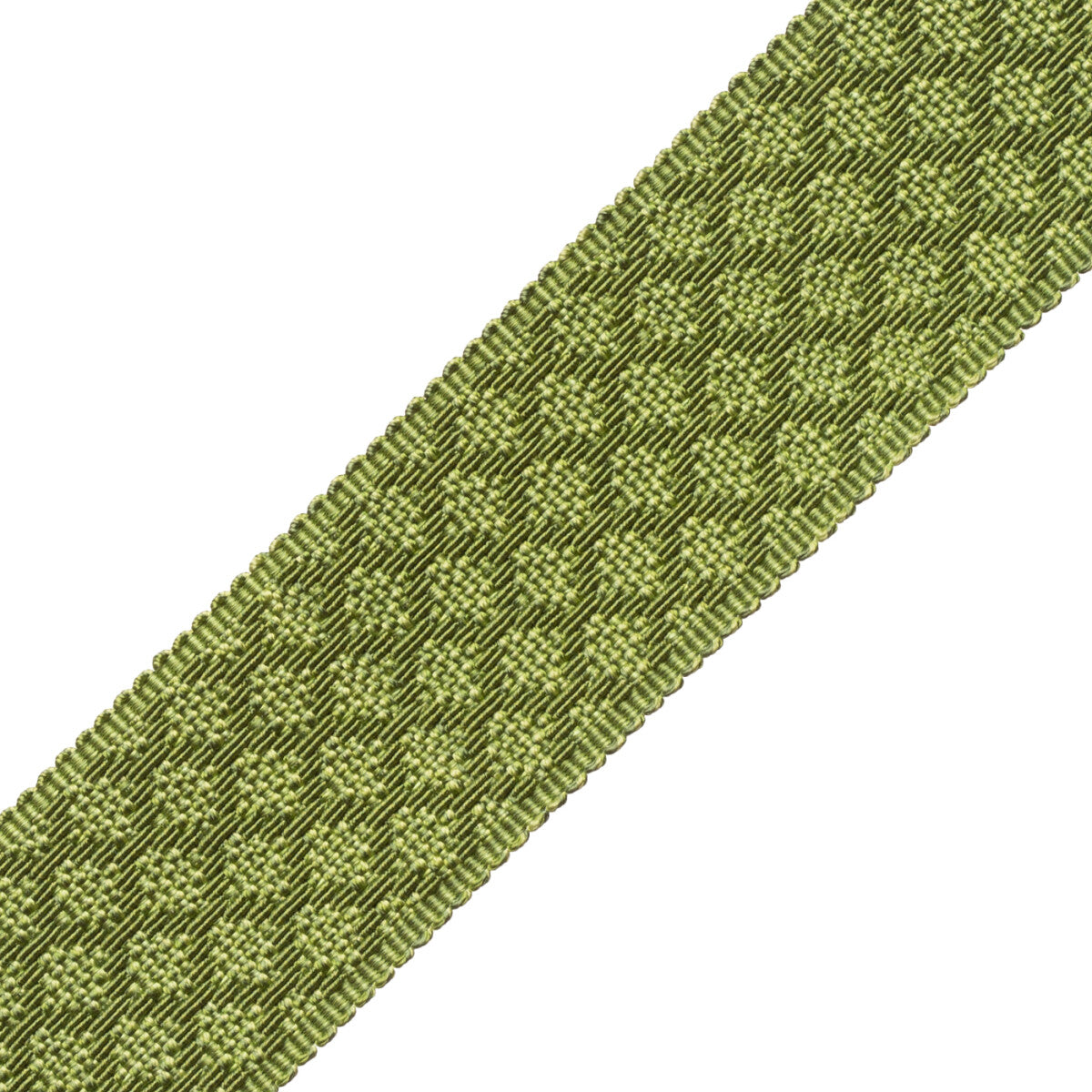 1.75" Le Jardin Silk Border Trim by Samuel & Sons in Grass