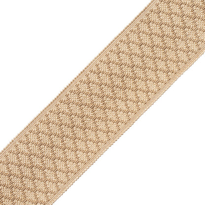 1.75" Le Jardin Silk Border Trim by Samuel & Sons in Champagne