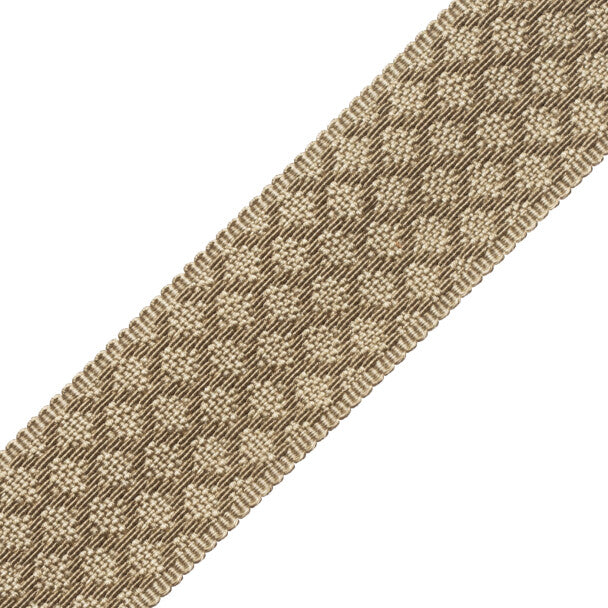 1.75" Le Jardin Silk Border Trim by Samuel & Sons in Loden