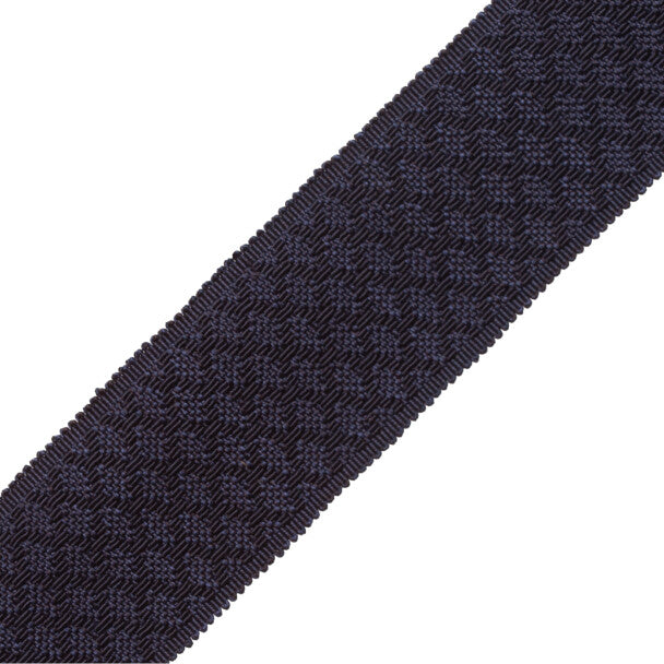 1.75" Le Jardin Silk Border Trim by Samuel & Sons in Midnight