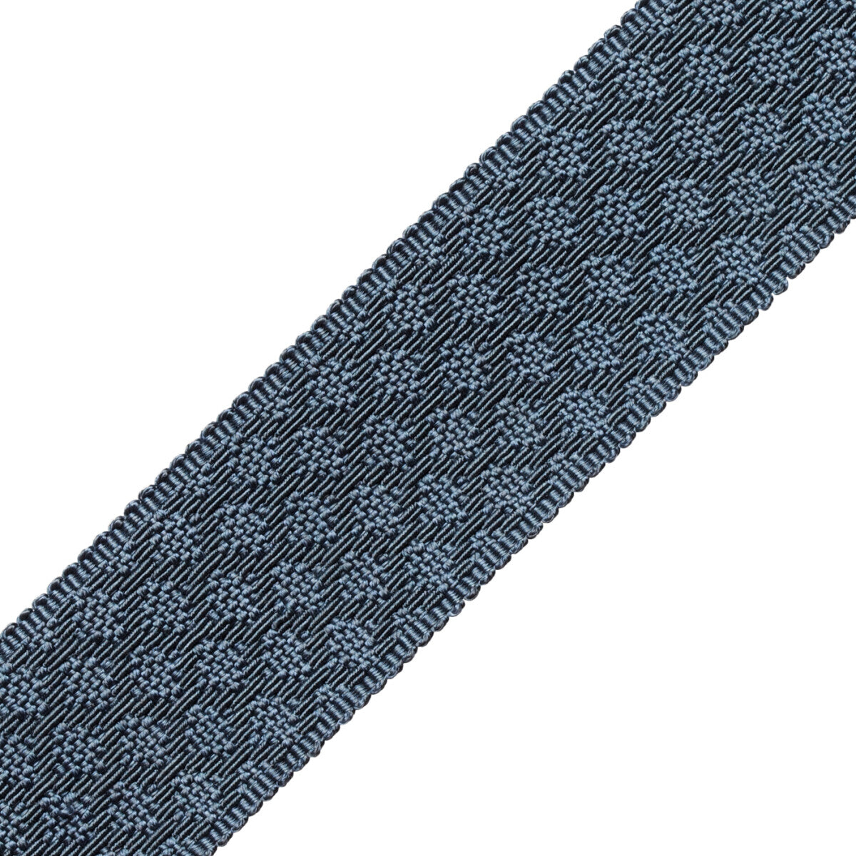 1.75" Le Jardin Silk Border Trim by Samuel & Sons in Slate Blue