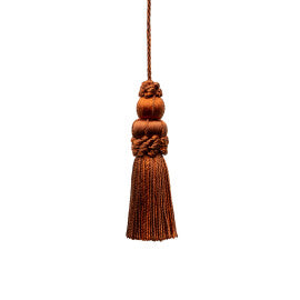 3" Le Jardin Silk Key Tassel by Samuel & Sons in Copper