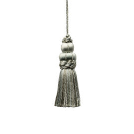 3" Le Jardin Silk Key Tassel by Samuel & Sons in Seafoam