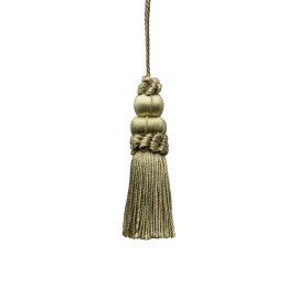 3" Le Jardin Silk Key Tassel by Samuel & Sons in Celadon