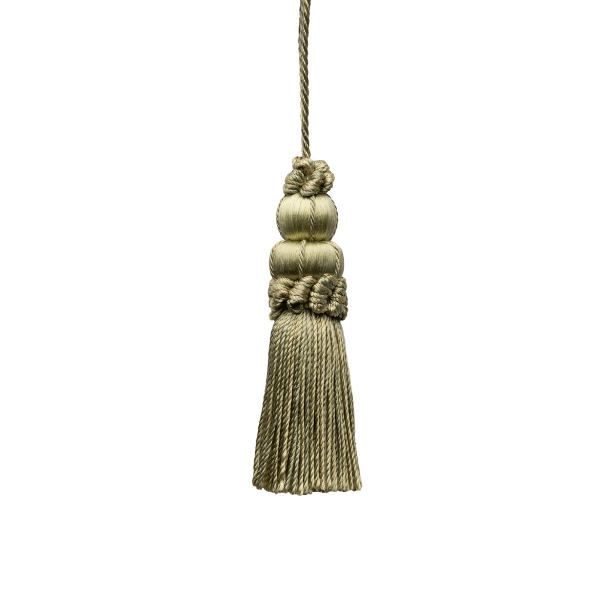 3" Le Jardin Silk Key Tassel by Samuel & Sons in Celadon