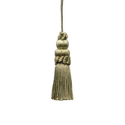 3" Le Jardin Silk Key Tassel by Samuel & Sons in Celadon