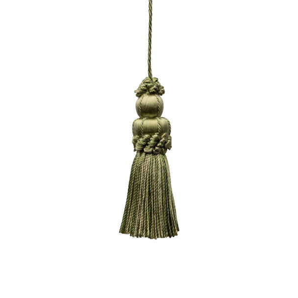 3" Le Jardin Silk Key Tassel by Samuel & Sons in Spearmint
