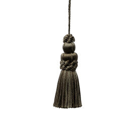 3" Le Jardin Silk Key Tassel by Samuel & Sons in Night Safari