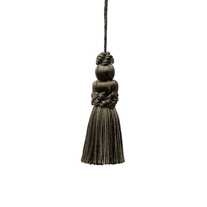 3" Le Jardin Silk Key Tassel by Samuel & Sons in Night Safari