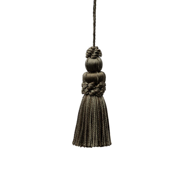 3" Le Jardin Silk Key Tassel by Samuel & Sons in Night Safari
