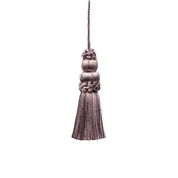 3" Le Jardin Silk Key Tassel by Samuel & Sons in Lilac