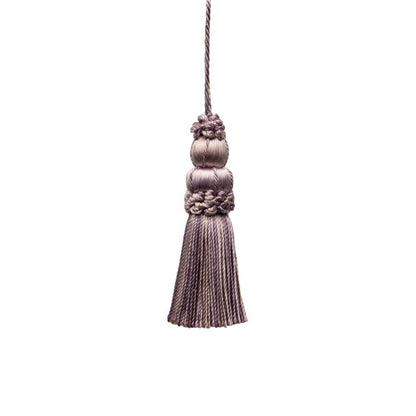 3" Le Jardin Silk Key Tassel by Samuel & Sons in Lilac