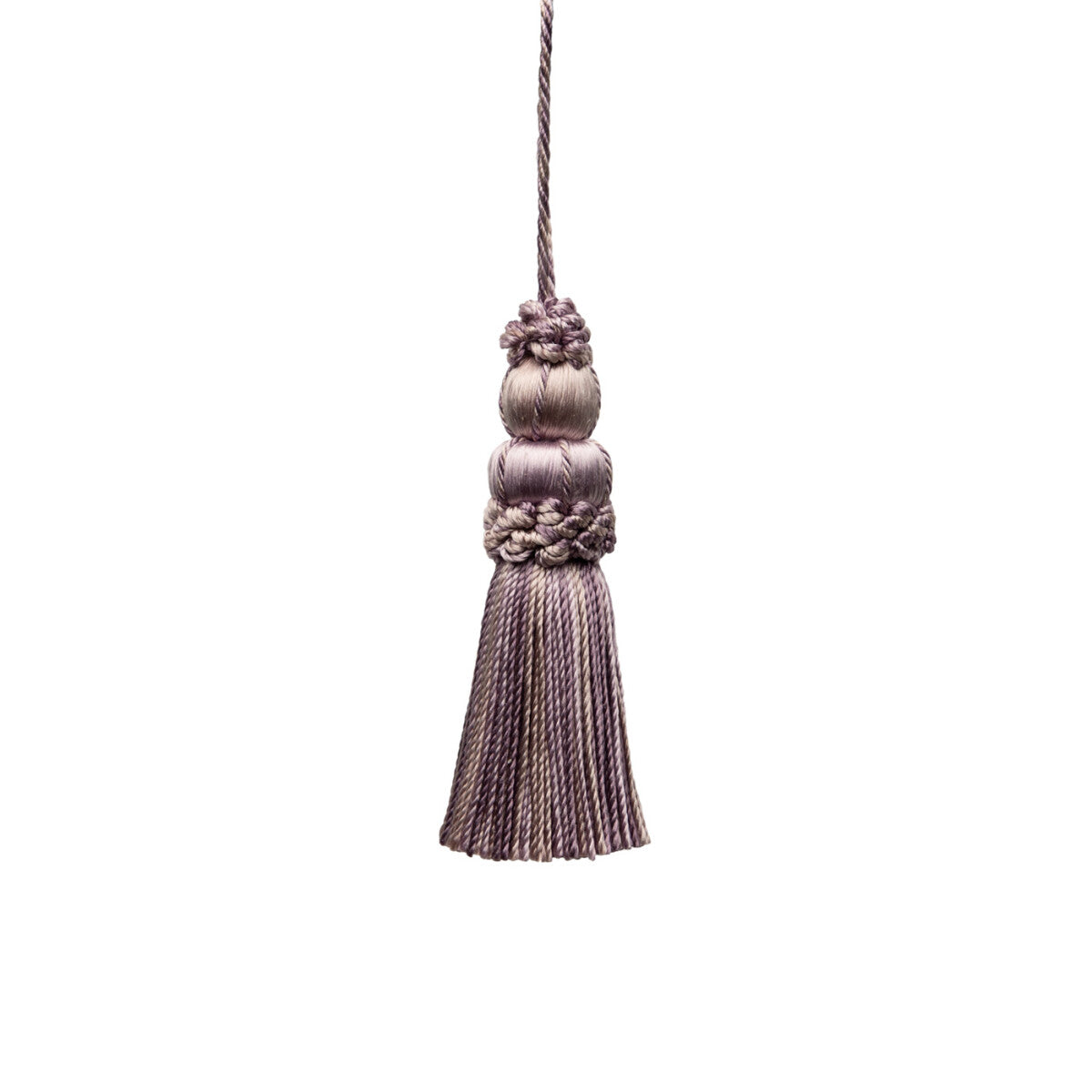 3" Le Jardin Silk Key Tassel by Samuel & Sons in Lilac
