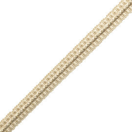 1/2" Le Jardin Silk Gimp Trim by Samuel & Sons in Ivory