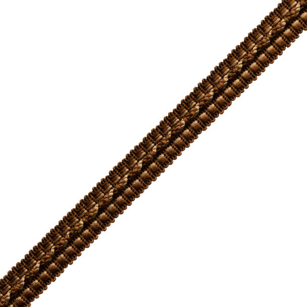 1/2" Le Jardin Silk Gimp Trim by Samuel & Sons in Pewter