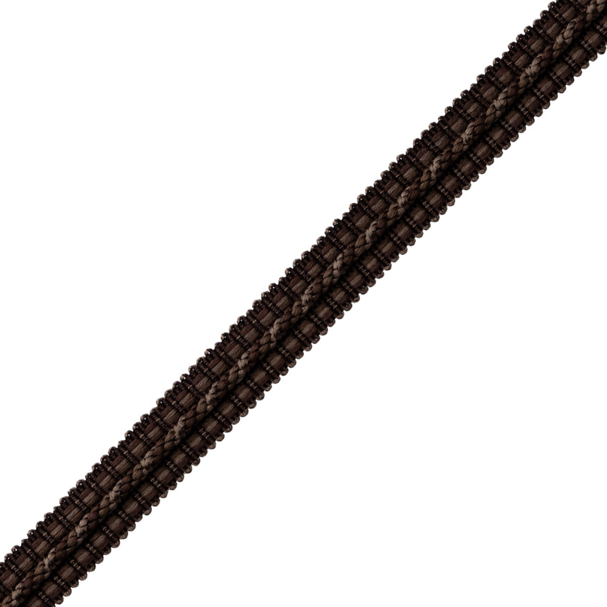 1/2" Le Jardin Silk Gimp Trim by Samuel & Sons in Espresso