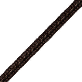 1/2" Le Jardin Silk Gimp Trim by Samuel & Sons in Espresso