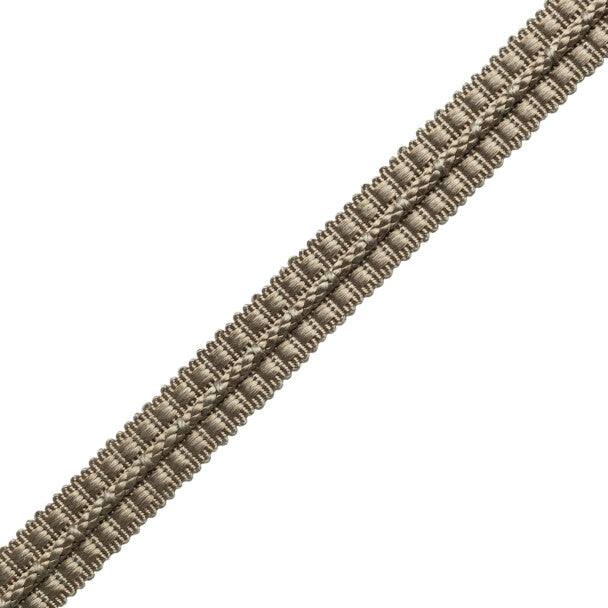 1/2" Le Jardin Silk Gimp Trim by Samuel & Sons in Steel