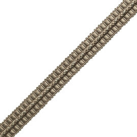1/2" Le Jardin Silk Gimp Trim by Samuel & Sons in Steel