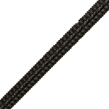 1/2" Le Jardin Silk Gimp Trim by Samuel & Sons in Charcoal