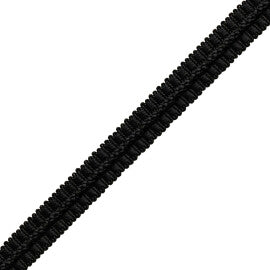 1/2" Le Jardin Silk Gimp Trim by Samuel & Sons in Black