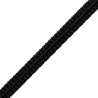 1/2" Le Jardin Silk Gimp Trim by Samuel & Sons in Black