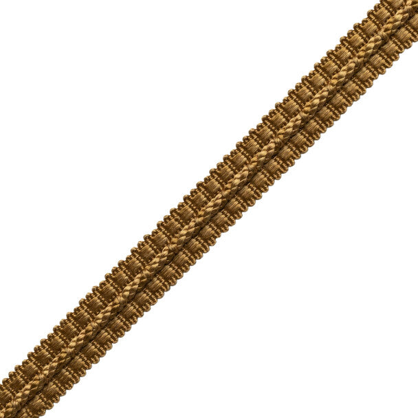 1/2" Le Jardin Silk Gimp Trim by Samuel & Sons in Antique Gold