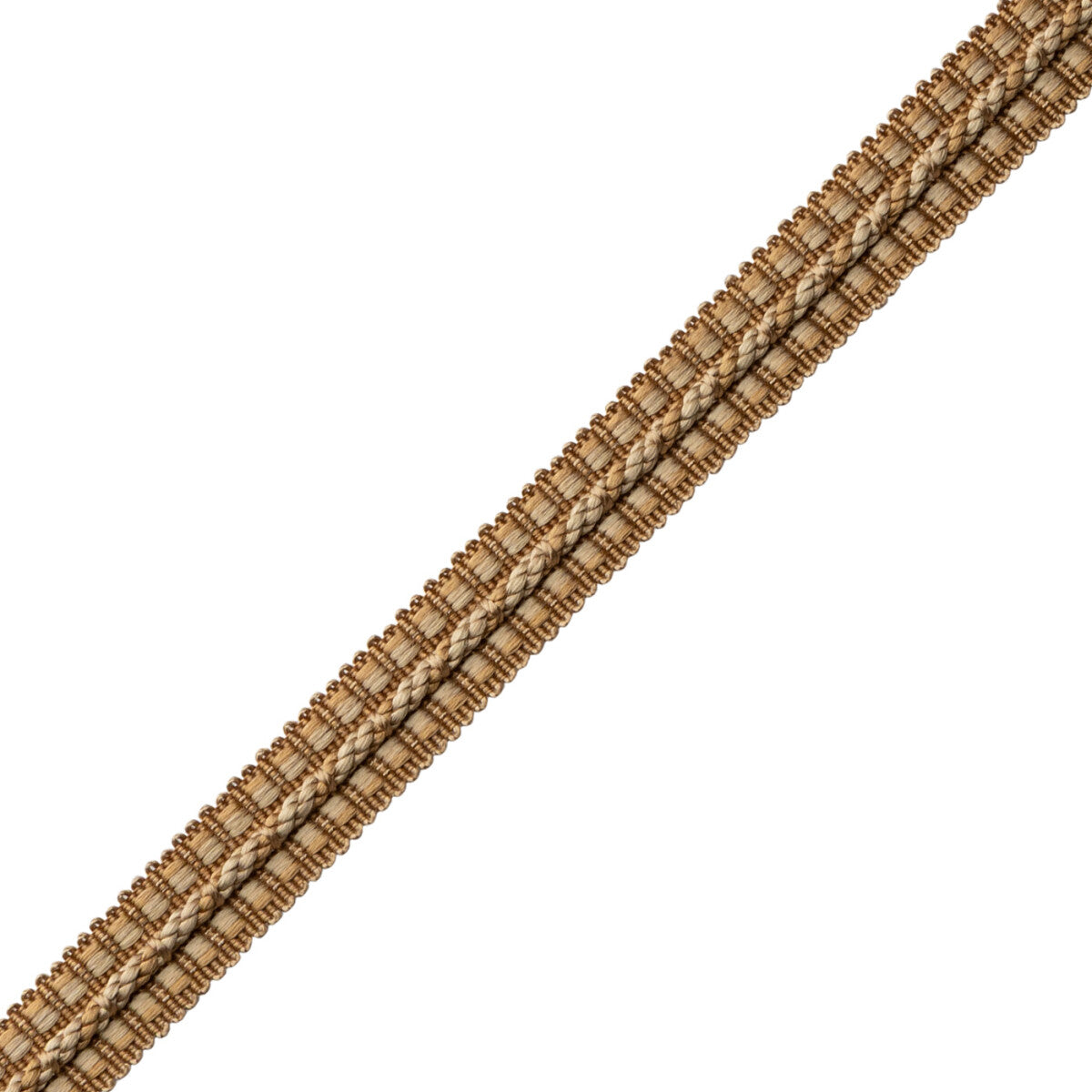 1/2" Le Jardin Silk Gimp Trim by Samuel & Sons in Toast