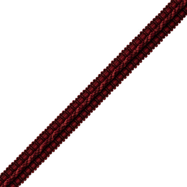 1/2" Le Jardin Silk Gimp Trim by Samuel & Sons in Merlot