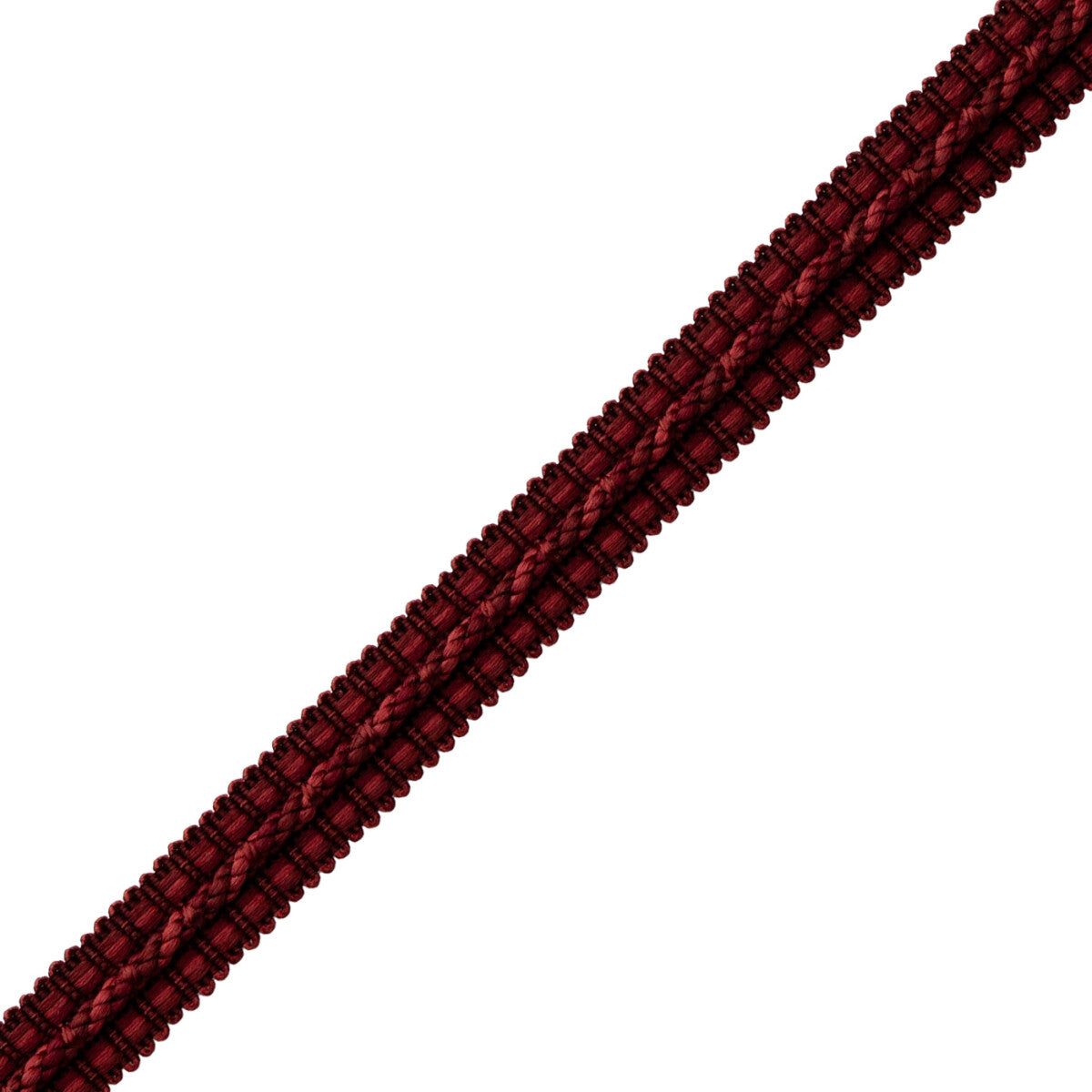 1/2" Le Jardin Silk Gimp Trim by Samuel & Sons in Merlot