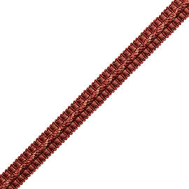1/2" Le Jardin Silk Gimp Trim by Samuel & Sons in Coral