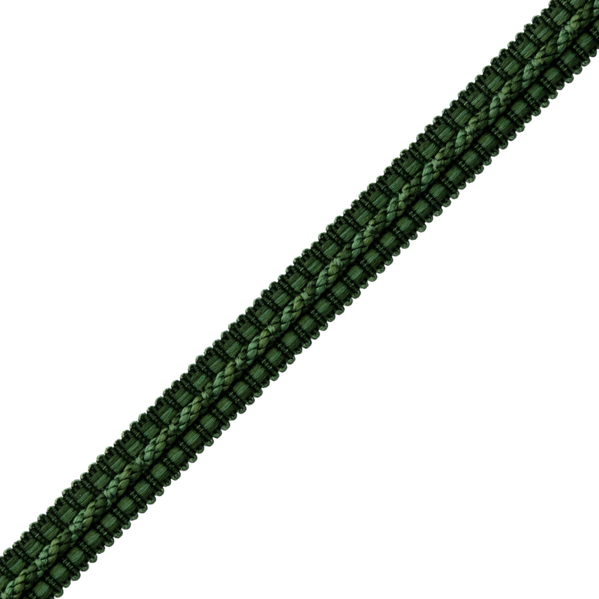 1/2" Le Jardin Silk Gimp Trim by Samuel & Sons in Forest