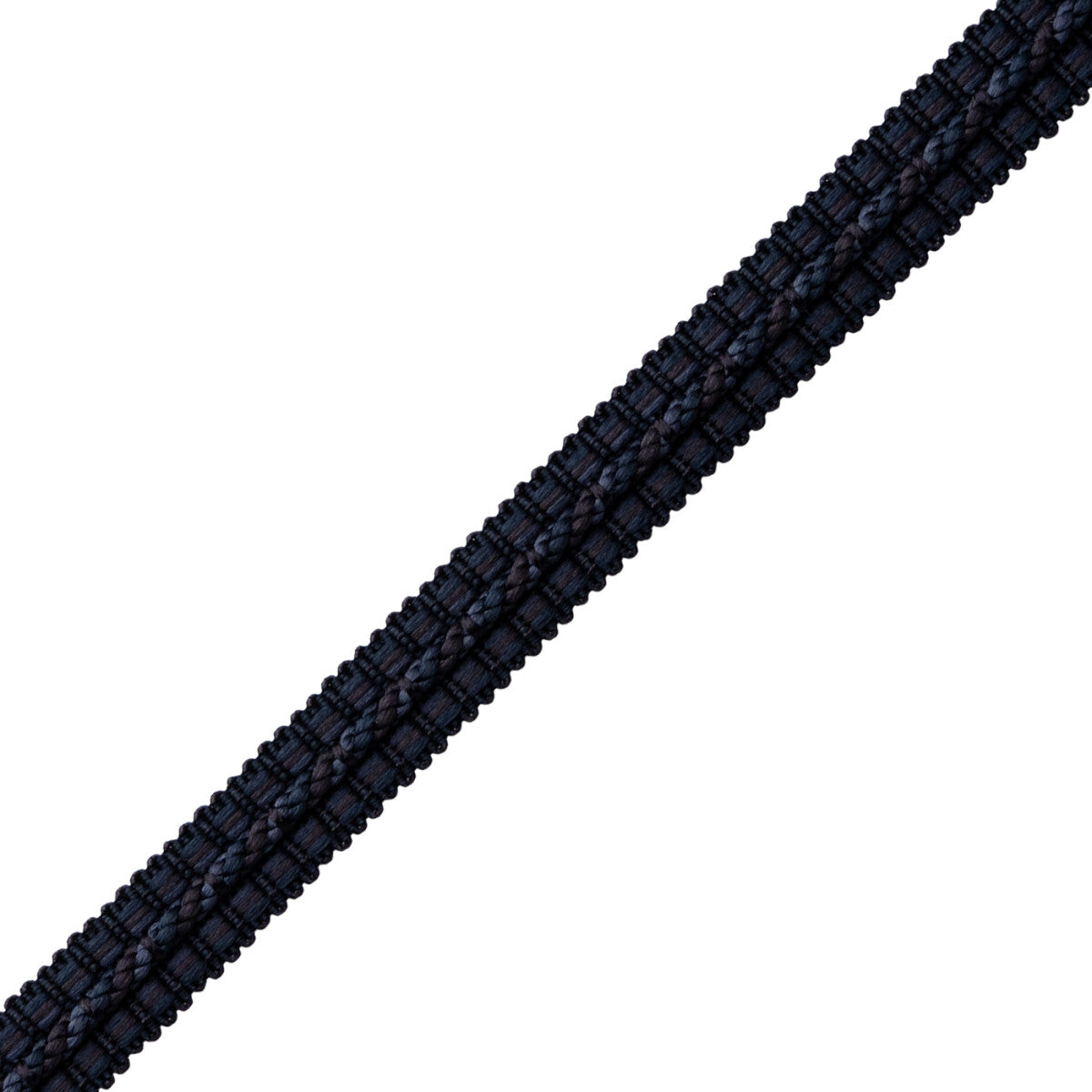 1/2" Le Jardin Silk Gimp Trim by Samuel & Sons in Midnight
