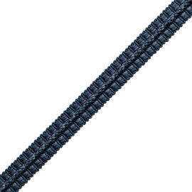 1/2" Le Jardin Silk Gimp Trim by Samuel & Sons in Prussian