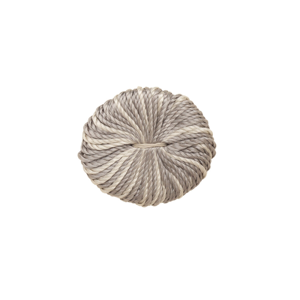 1" Le Jardin Silk Tuft by Samuel & Sons in Silver