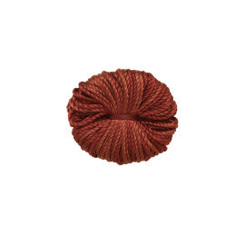 1" Le Jardin Silk Tuft by Samuel & Sons in Paprika