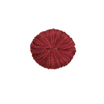 1" Le Jardin Silk Tuft by Samuel & Sons in Burgundy
