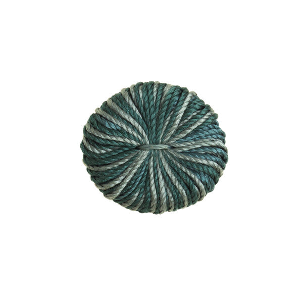 1" Le Jardin Silk Tuft by Samuel & Sons in Teal