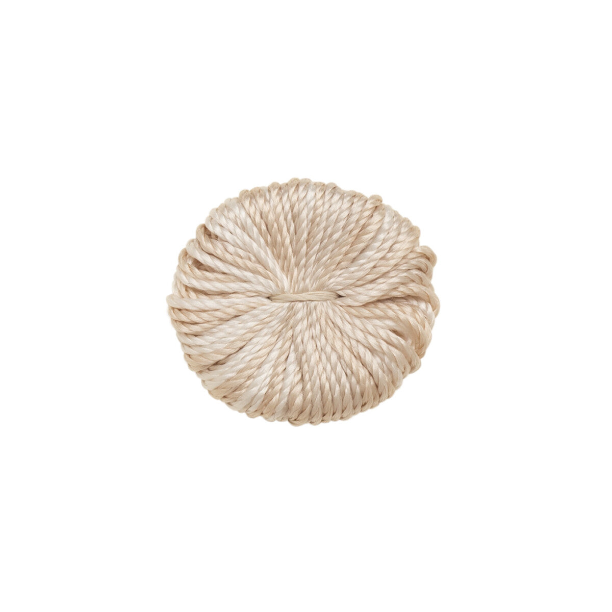 1" Le Jardin Silk Tuft by Samuel & Sons in Ecru