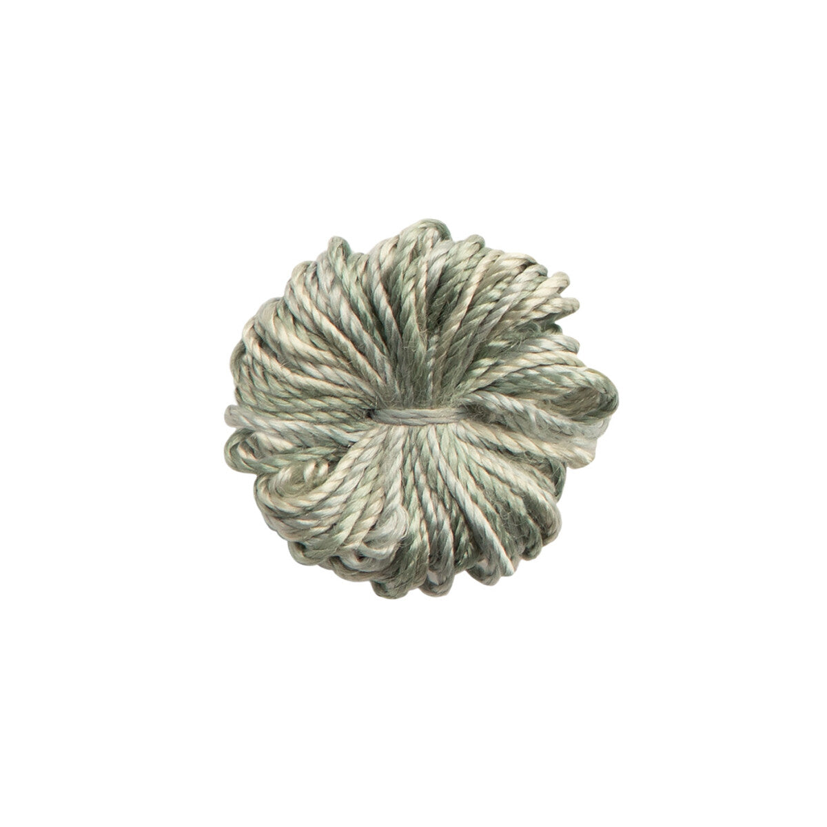 1" Le Jardin Silk Tuft by Samuel & Sons in Lagoon
