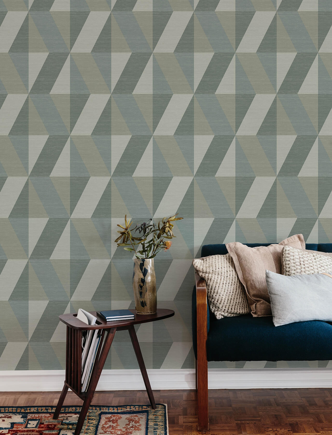 Solace Winslow Geometric Wallpaper