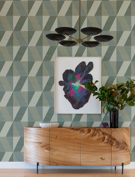 Solace Winslow Geometric Wallpaper