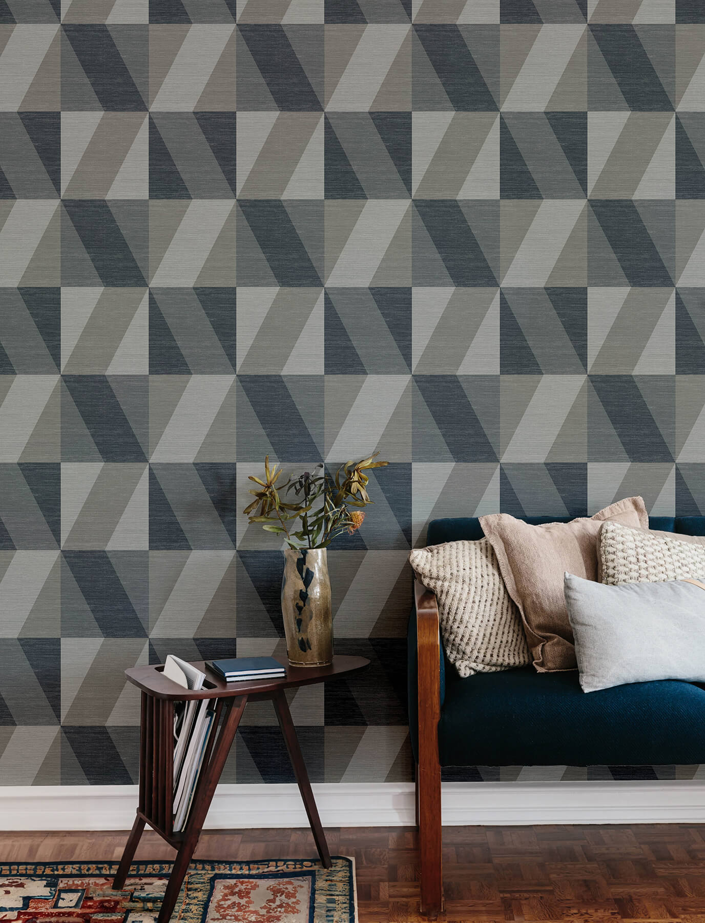 Solace Winslow Geometric Wallpaper