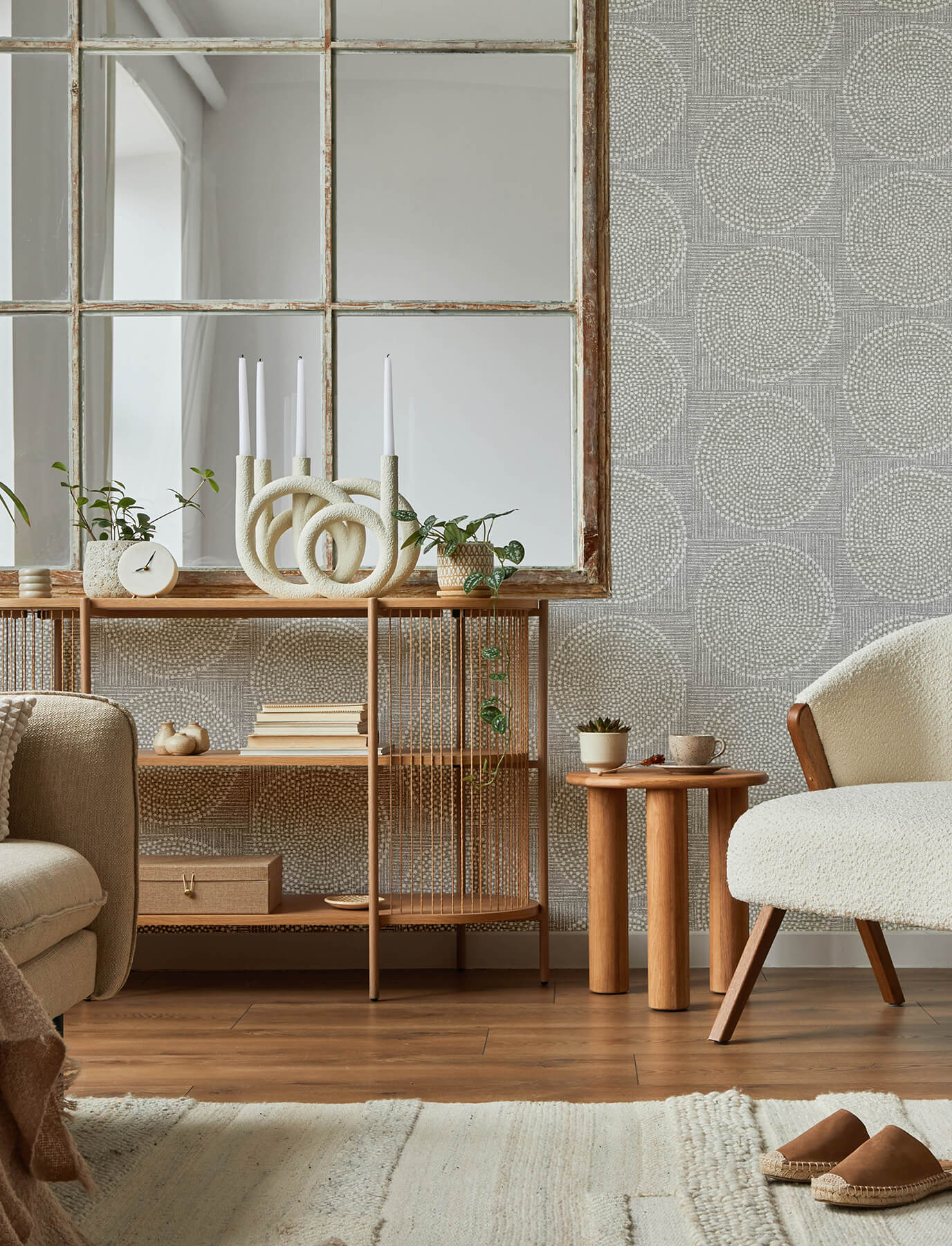 Solace Salma Medallion Wallpaper