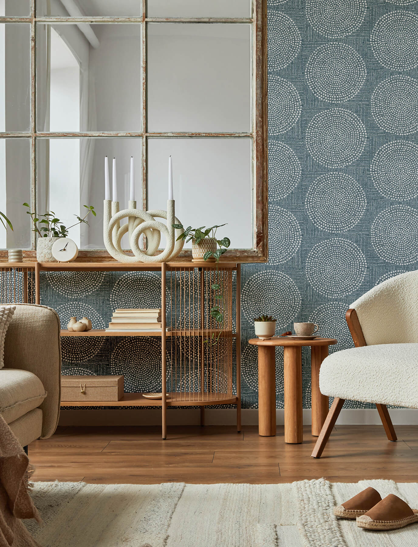 Solace Salma Medallion Wallpaper